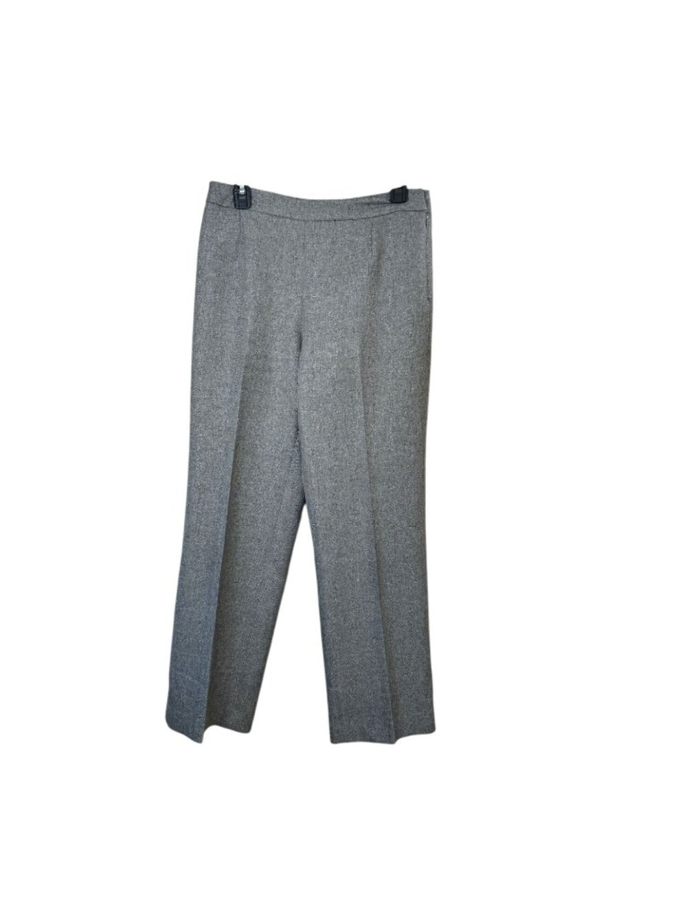 Le Suit Womens Gray Trousers Business Casual Straight Leg Pants  6 Polyester